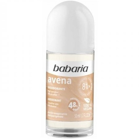 مام رول ضد تعریق دئودورانت آبرسان حاوی عصاره جو اونا 50 میل باباریا ا Mom roll antiperspirant moisturizing deodorant containing barley extract 50 ml of babaria
