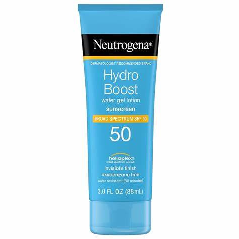 ضدآفتاب هیدروبوست نیتروژنا spf50 حجم 88 میل neutrogena hydro boost sunscreen spf 50
