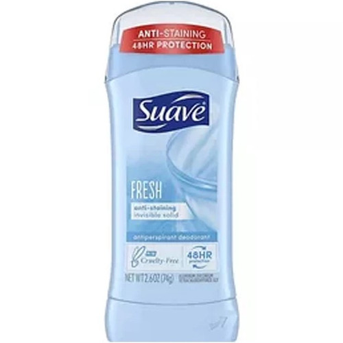 مام صابونی سواو مدل فرش 74 گرم ا Suave Anti-Perspirant & Deodorant, Invisible Solid, Fresh - 2.6Oz.