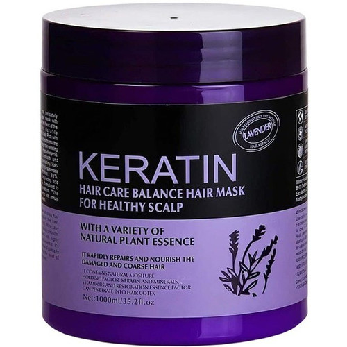 ماسک مو کراتین مدل Lavender حجم 1000 میلی لیتر ا Keratin lavender hair mask 1000 ml