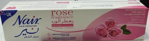 کرم موبر بدن نیر برای تمام پوست ها با عصاره گل رز اصل انگلستان با حجم 110 گرم