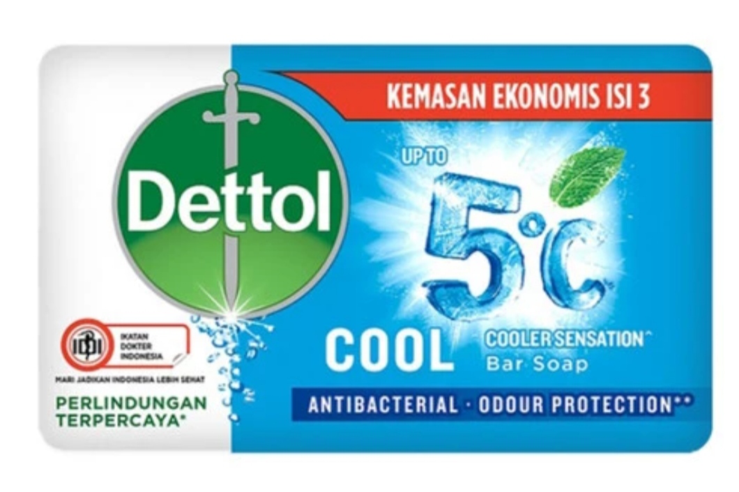 صابون آنتی باکتریال خنک کننده 100 گرمی دتول