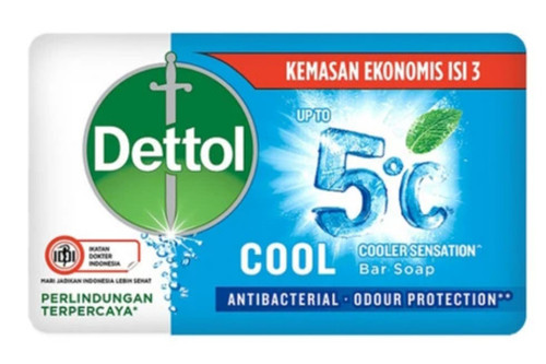صابون آنتی باکتریال خنک کننده 100 گرمی دتول