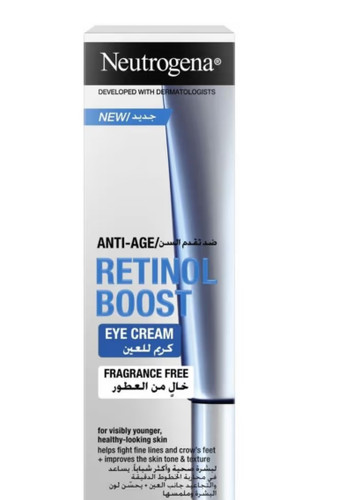 کرم ضدپیری دور چشم رتینول نوتروژنا Neutrogena Retinol Eye حجم 15 میلی لیتر