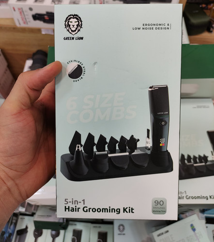 ماشین اصلاح 5 کاره گرین لاین مدل Grooming Kit GN5N1HGRKITBK