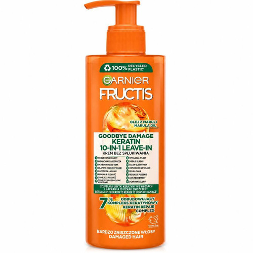 کرم کراتین مو ضدخشکی و آبرسان Fructis حجم 400 میل اصل اورجینالش