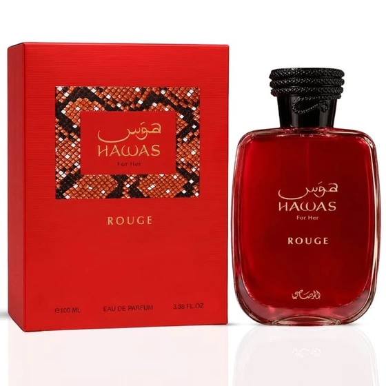 ادکلن هوس رژ رصاصی Hawas Rouge Rasasi